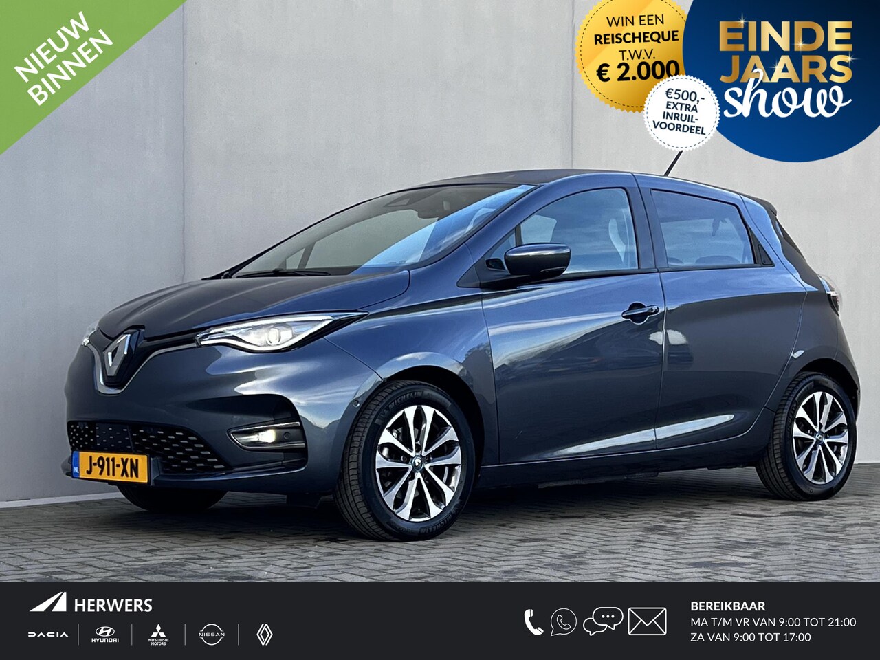 Renault Zoe - R135 Intens Business 52 kWh / Dealer onderhouden / Koopaccu / SoH 97% / garantie tot 11-20 - AutoWereld.nl