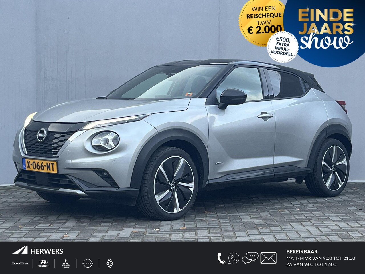 Nissan Juke - 1.6 Hybrid N-Design / 360° Camera / Adaptieve Cruise Control / Keyless Entry & Start / App - AutoWereld.nl
