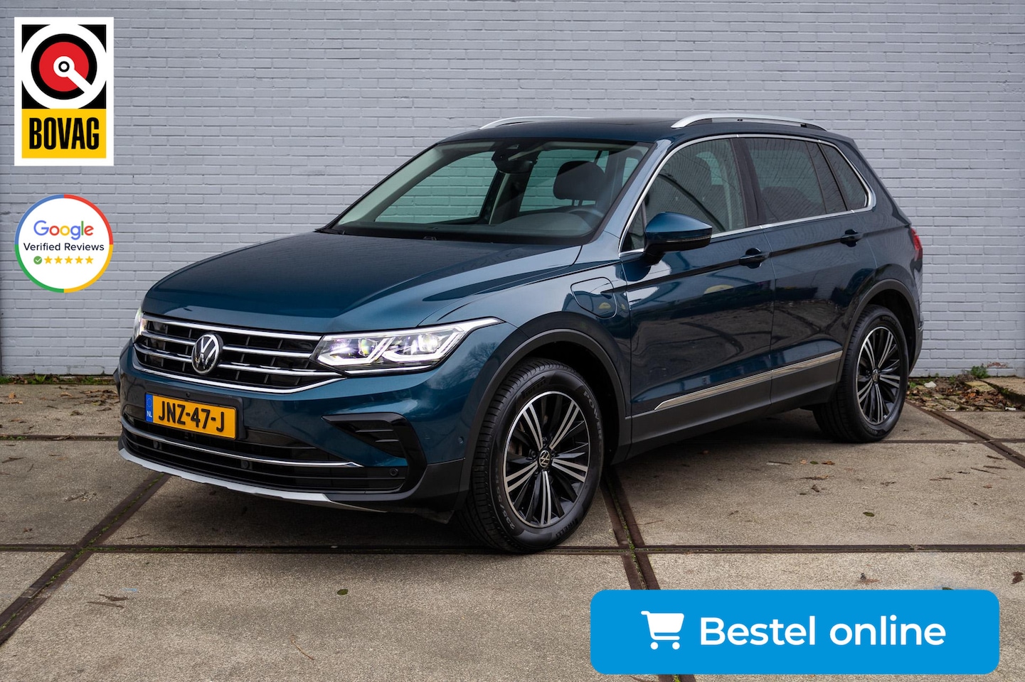 Volkswagen Tiguan - 1.4 TSI eHybrid Panorama|360Cam| Vol leder|IQ-Lights|Stoel-stuurverw| - AutoWereld.nl