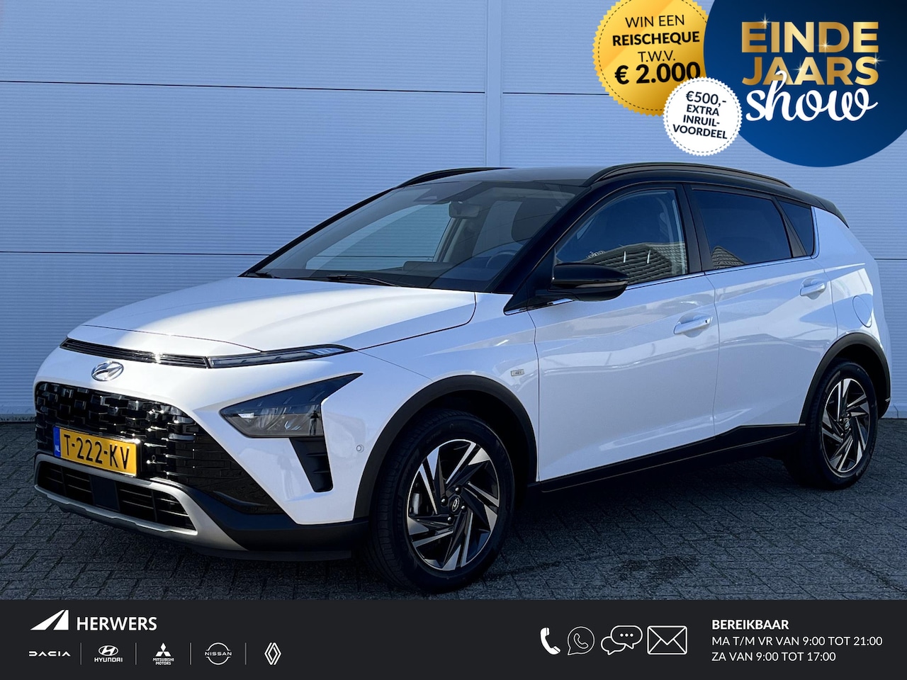 Hyundai Bayon - 1.0 T-GDI Premium /Apple Carplay/Android Auto/ Autonomous Emergency Braking/ cruise contro - AutoWereld.nl