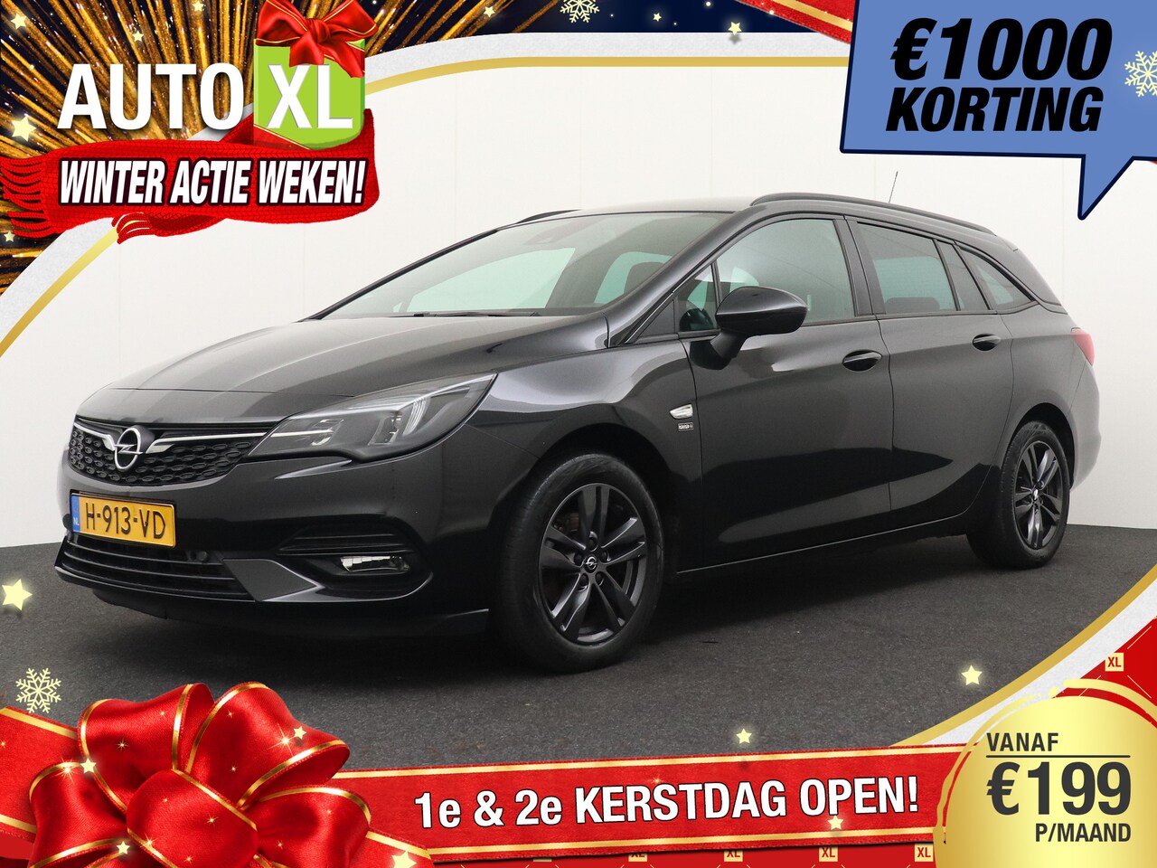 Opel Astra Sports Tourer - 1.2 131 PK Black-Edition Camera Climate Trekhaak 1k - AutoWereld.nl