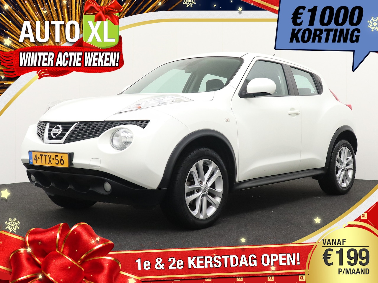Nissan Juke - 1.6 117 PK Acenta Connect Camera Navi Cruise Climate 17'LMV 1k - AutoWereld.nl