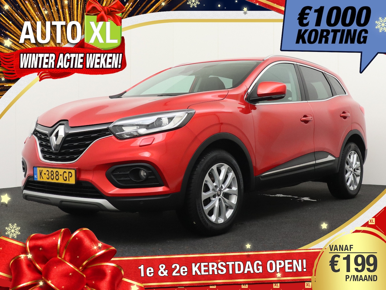 Renault Kadjar - 1.3T 141 PK Intens Half-Leder Camera Carplay Navi Climate 1k - AutoWereld.nl