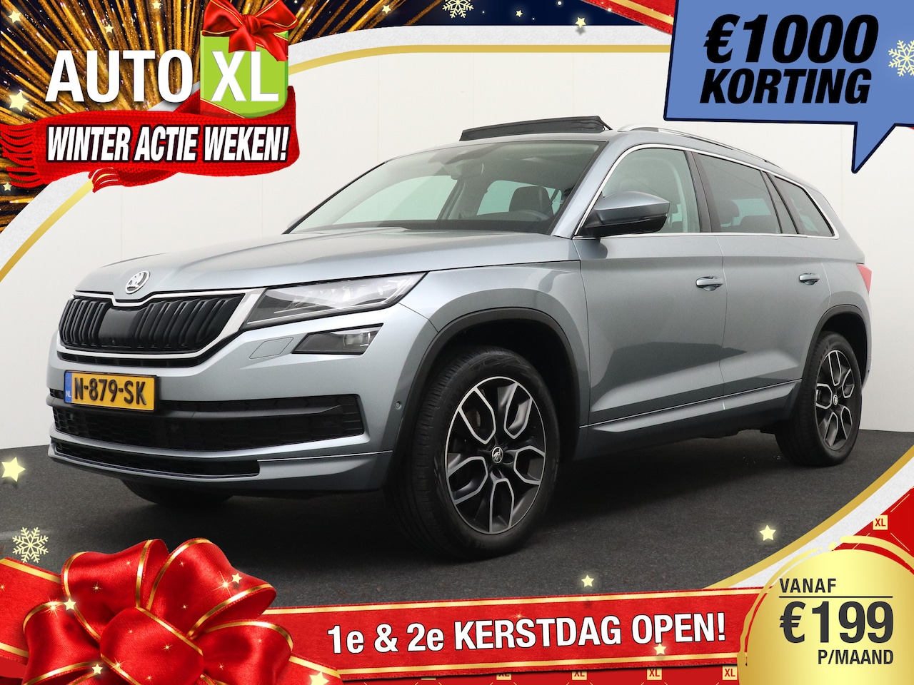 Skoda Kodiaq - 1.4 150 PK TSI 4x4 Sportline 7-P Pano-dak Adapt.Cruis Trekhaak  1k - AutoWereld.nl