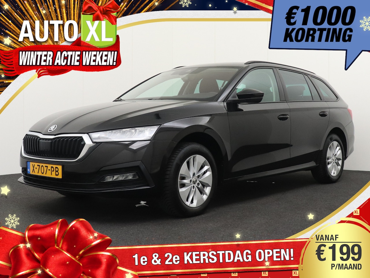 Skoda Octavia Combi - 1.0 e-TSI Business+ Adapt.Cruise+Stuurhulp Stoelverw. 1k - AutoWereld.nl