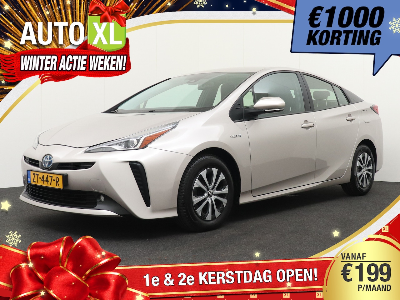 Toyota Prius - 1.8 Aut. Dynamic+ Camera Adapt.Cruise Dodehoek Stoelverw. 1k - AutoWereld.nl