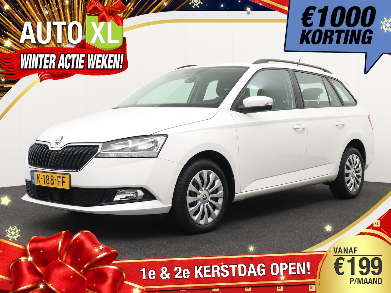 Skoda Fabia Combi - 1.0 96 PK TSI Business Trekhaak Carplay LED Park.sens 1k - AutoWereld.nl