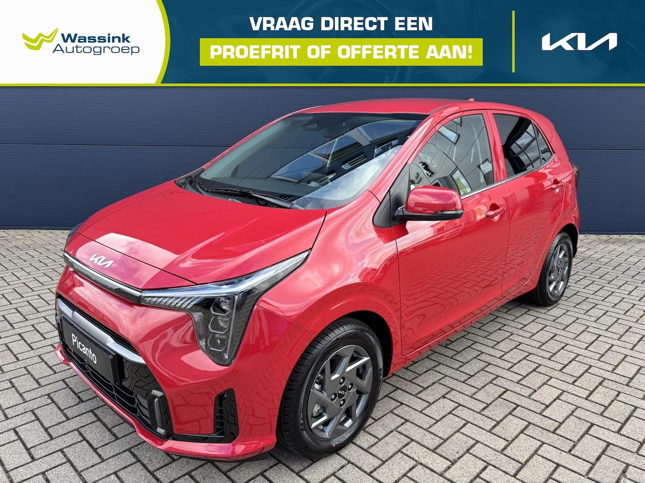Kia Picanto - 1.0 DPi 63pk 4-zits DynamicPlusLine | Navigatie | Parkeercamera | LED | Apple Carplay/Andr - AutoWereld.nl