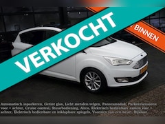 Ford C-Max - 1.0 Titanium, Elek achterklep, Navi, CC, Panodak, Clima, PDC, Aut inparkeren