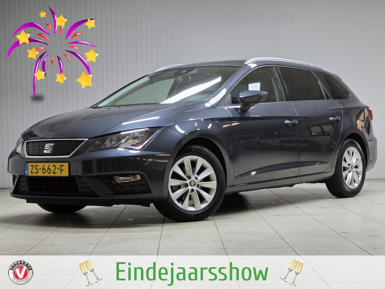 SEAT Leon ST - 1.0 EcoTSI Style Business Intense/ Facelift/ Lane-Assist./ 16'' LMV/ Keyless/ Navi/ Clima/ - AutoWereld.nl