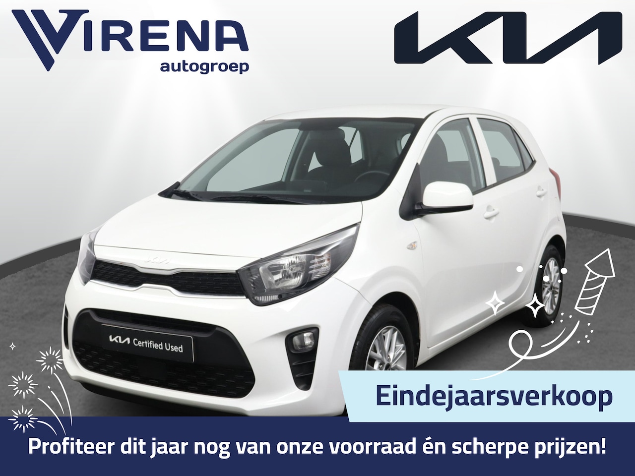Kia Picanto - 1.0 DPi DynamicLine Airco - Achteruitrijcamera - Apple Carplay/Android Auto - Cruise Contr - AutoWereld.nl