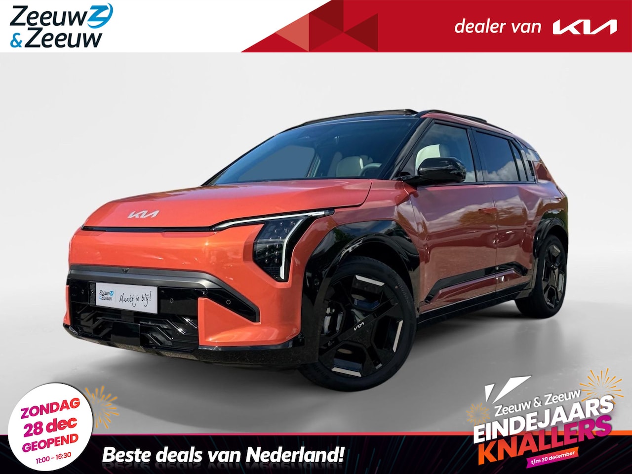 Kia EV3 - GT-Line 81.4 kWh | GT-bekleding | 204 PK | NU MET €3.500,- inruilpremie + €700,- korting o - AutoWereld.nl