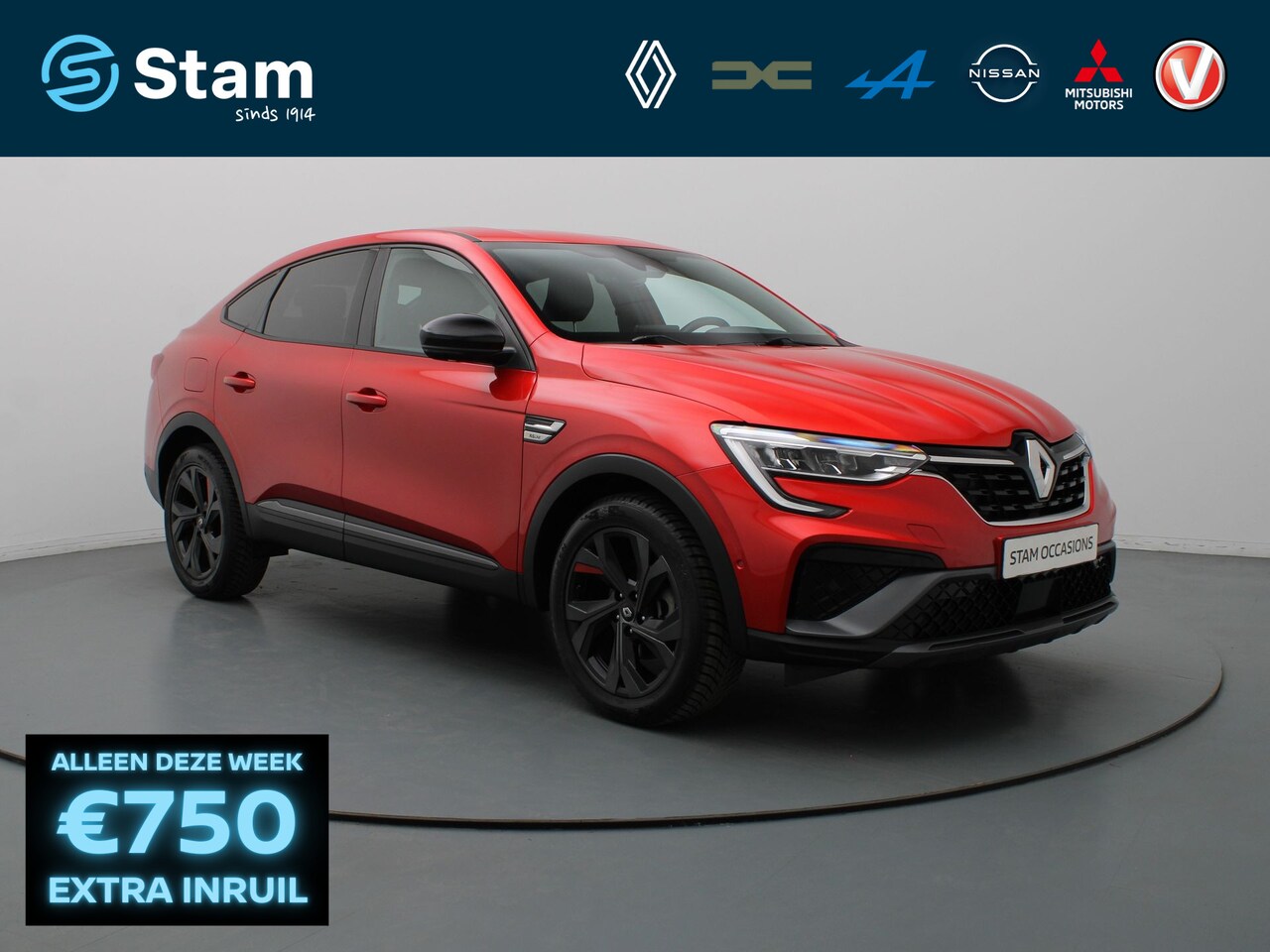 Renault Arkana - E-Tech Hybrid 145pk R.S. Line Automaat Camera | Adapt. Cruise | Navi | Parkeersens. v+a | - AutoWereld.nl