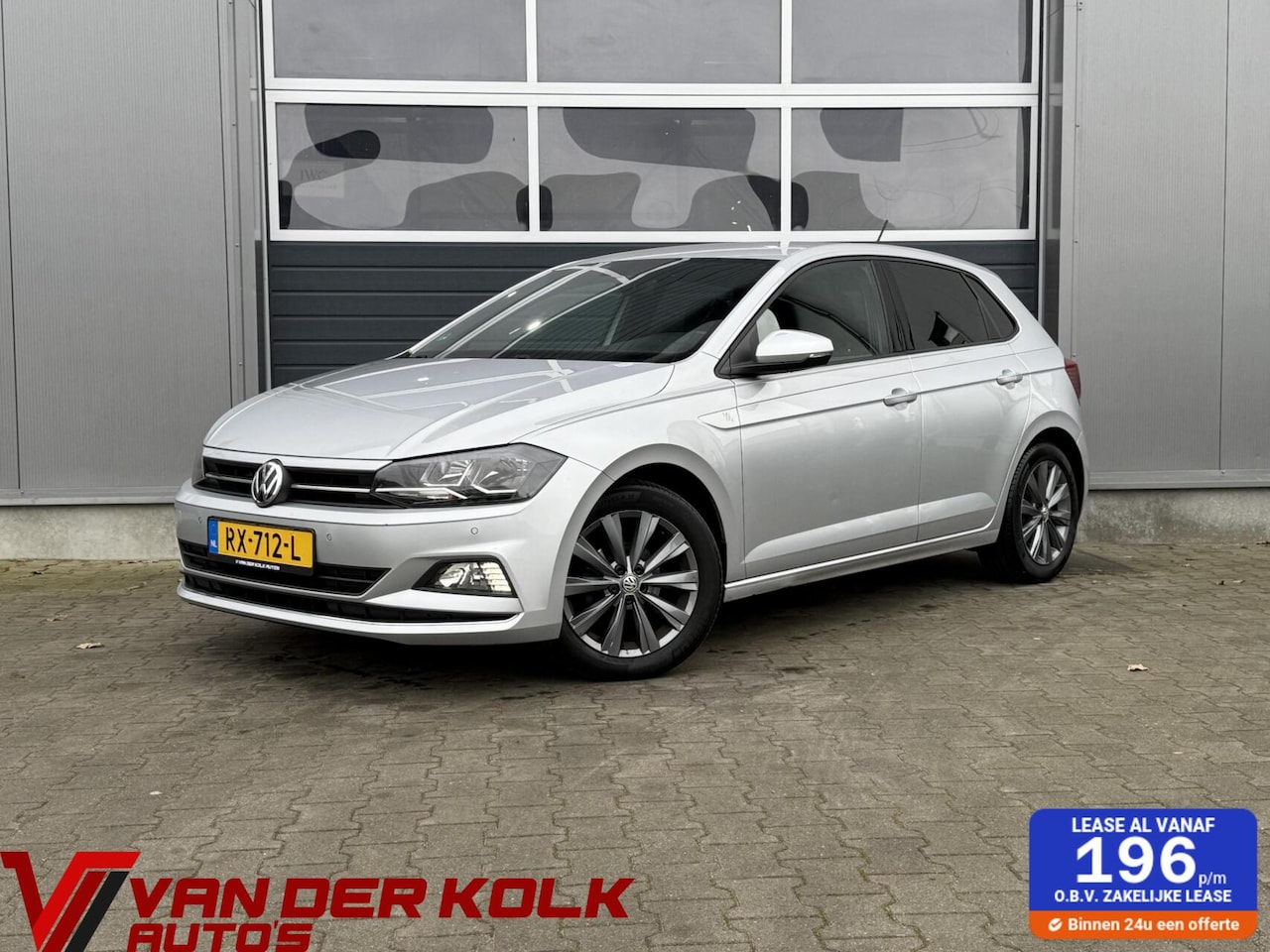 Volkswagen Polo - 1.0 TSI Highline Automaat | CarPlay | LED | Half Leder | Adaptive Cruise | Navigatie | Cli - AutoWereld.nl