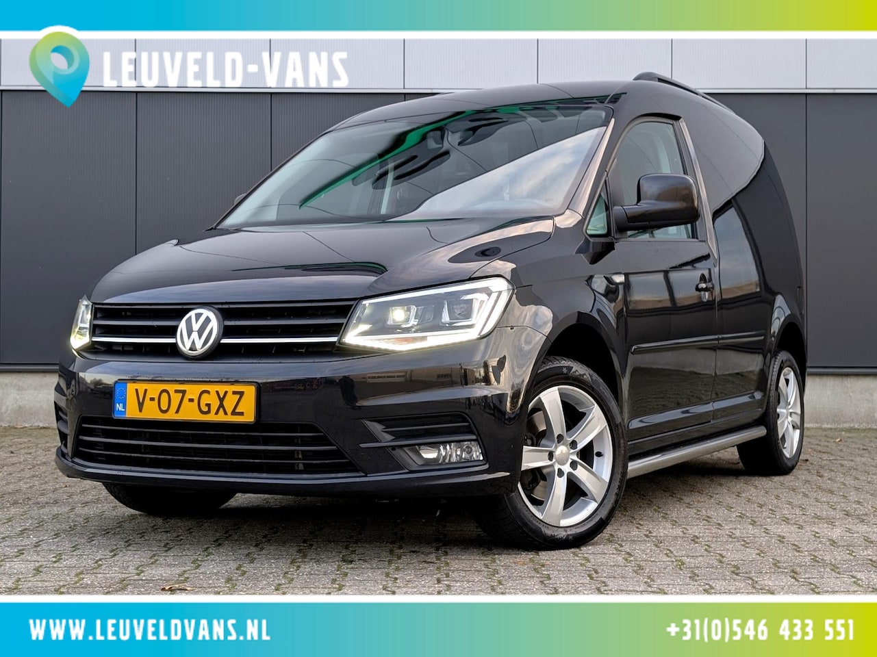 Volkswagen Caddy - 2.0TDI AUTOMAAT ACC LEER CARPLAY LED PDC - AutoWereld.nl