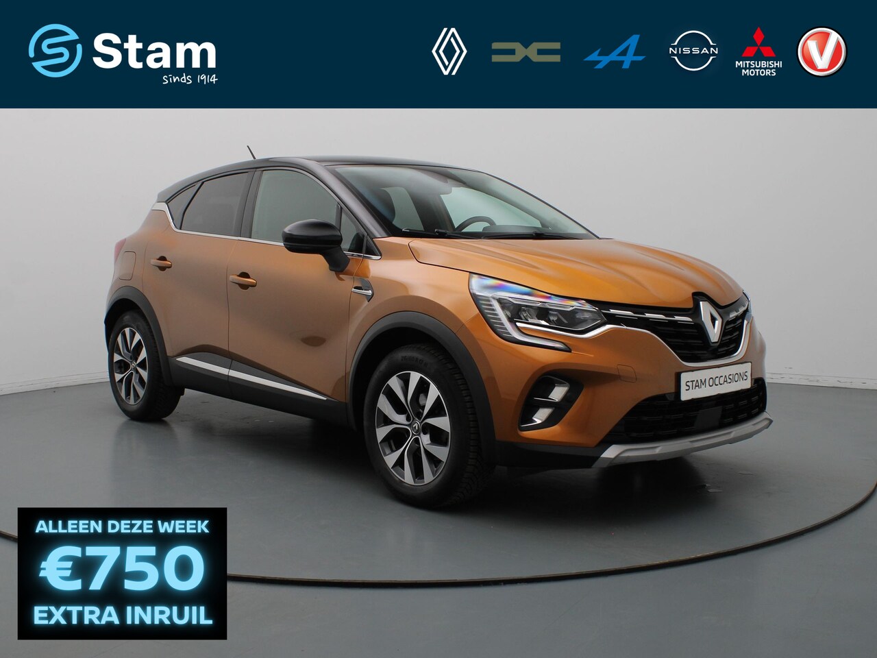 Renault Captur - 100pk TCe Intens Camera | Cruise | Navi | Parkeersens. v+a | Trekhaak - AutoWereld.nl