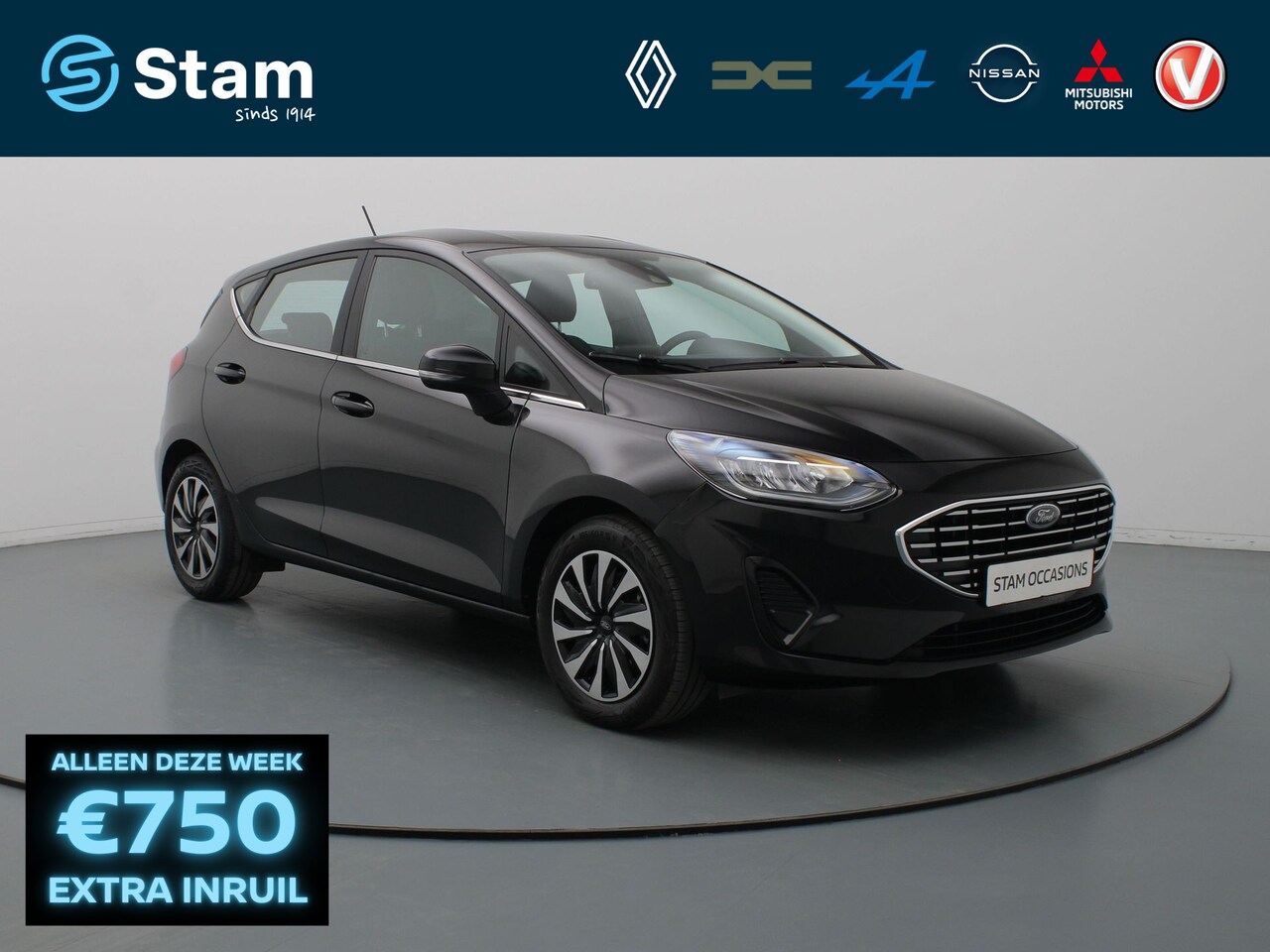Ford Fiesta - 124pk EcoBoost Hybrid Titanium Cruise | Climate | Carplay | Parkeersens. achter | Stoel-/s - AutoWereld.nl