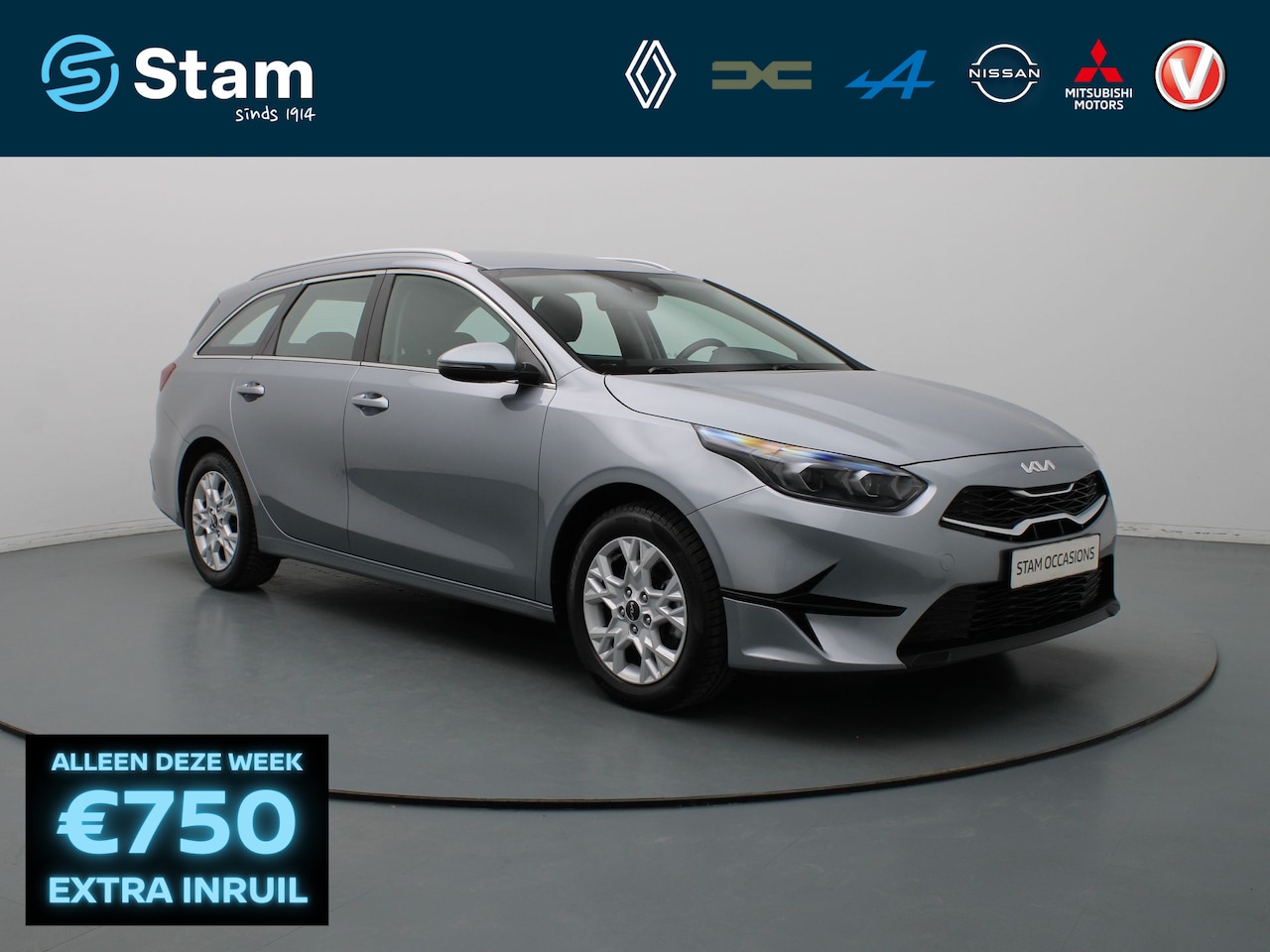 Kia Cee'd Sportswagon - Ceed 160pk T-GDi DynamicLine Camera | Cruise | Navi | Parkeersens. achter - AutoWereld.nl