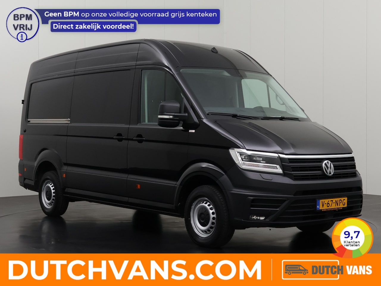 Volkswagen Crafter - 2.0TDI 177PK DSG Automaat L3H3 | Multimedia | Camera | Airco | 3-Persoons | Betimmering - AutoWereld.nl