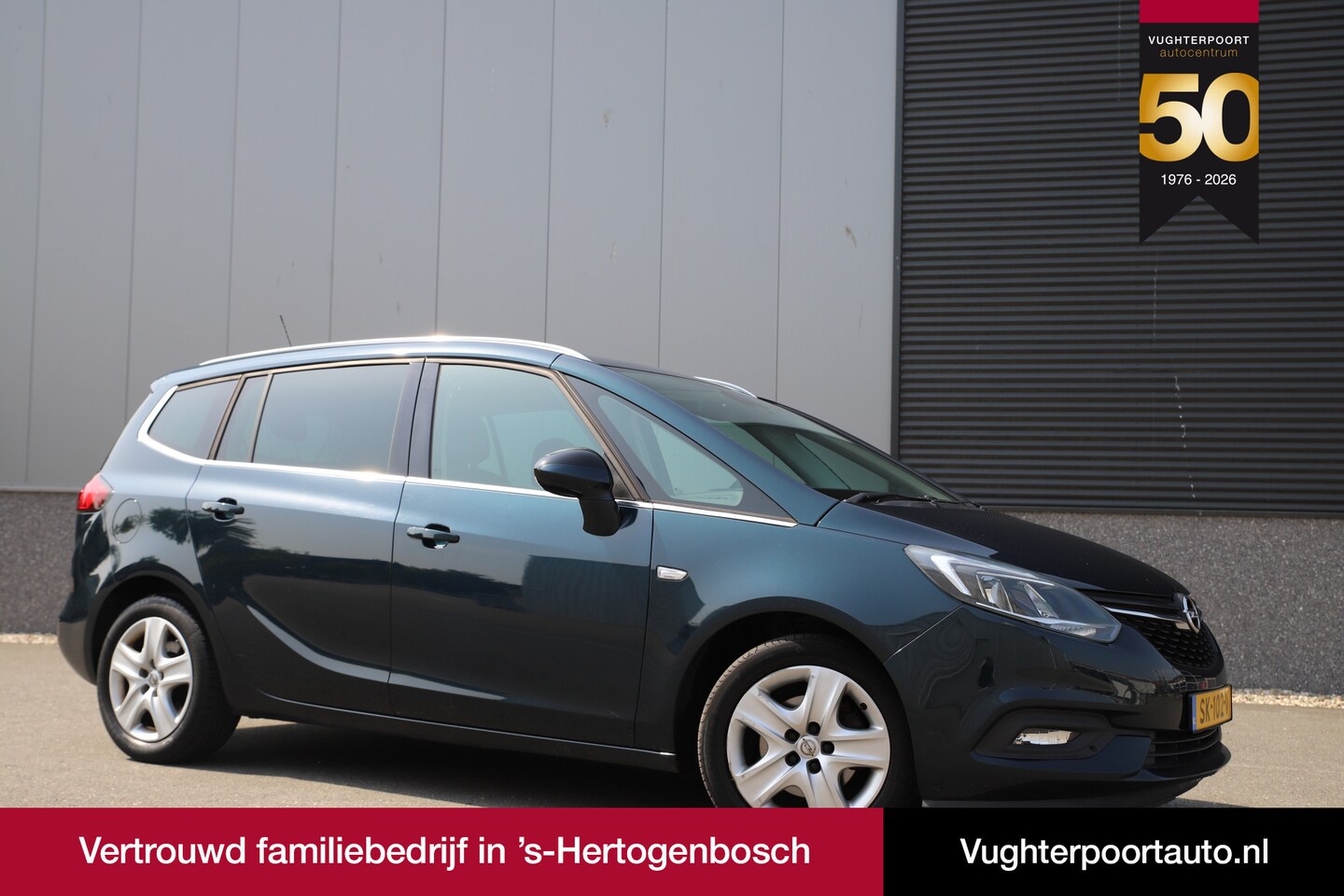 Opel Zafira - 1.4 Turbo/120pk/7-persoons/Cruise/Carplay/Emerald Green/PDC/Led - AutoWereld.nl