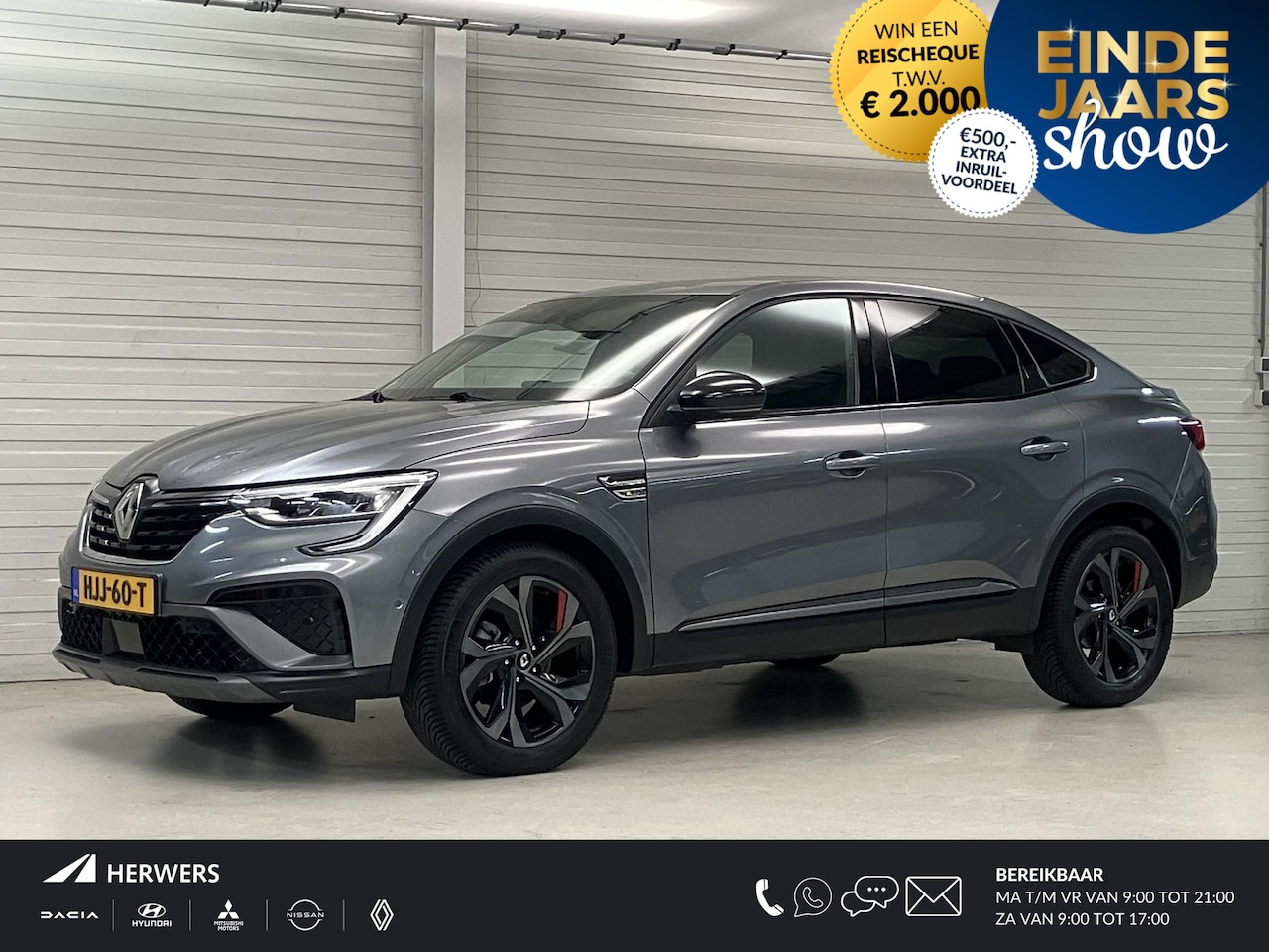 Renault Arkana - 1.6 E-Tech hybrid 145 R.S. Line / Lederen Bekleding / Groot Scherm / Navigatie / Camera / - AutoWereld.nl