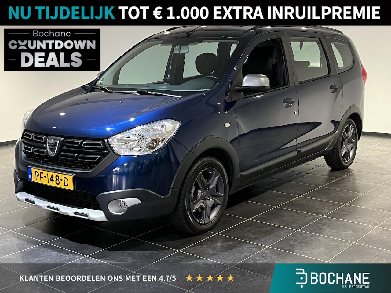 Dacia Lodgy - 1.2 TCe Série Limitée Stepway 5p. | Achteruitrijcamera | Navigatie | Cruise Control | - AutoWereld.nl