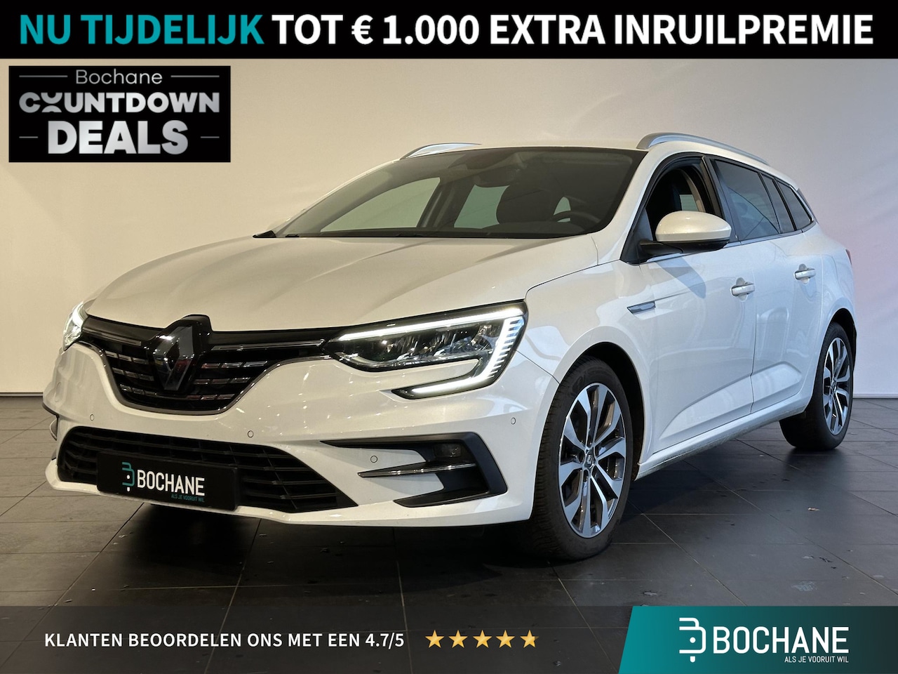 Renault Mégane Estate - 1.3 TCe 140 Techno | Trekhaak | Achteruitrijcamera | Navigatie | Apple CarPlay / Android A - AutoWereld.nl