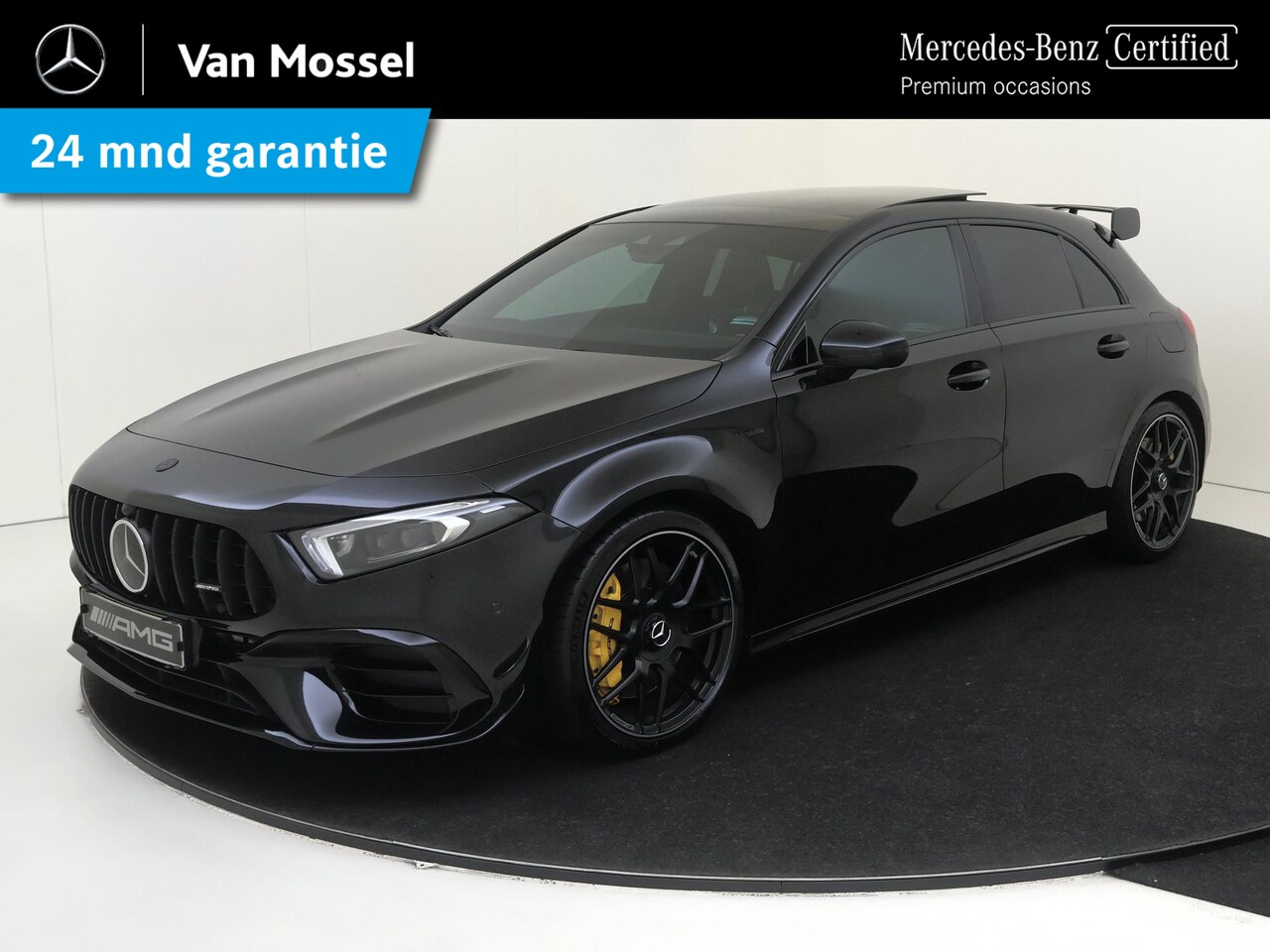 Mercedes-Benz A-klasse - AMG 45 S 4MATIC+ / Panaromadak / Stoelverwarming / Stoelventilatie / 360Graden-Camera / He - AutoWereld.nl
