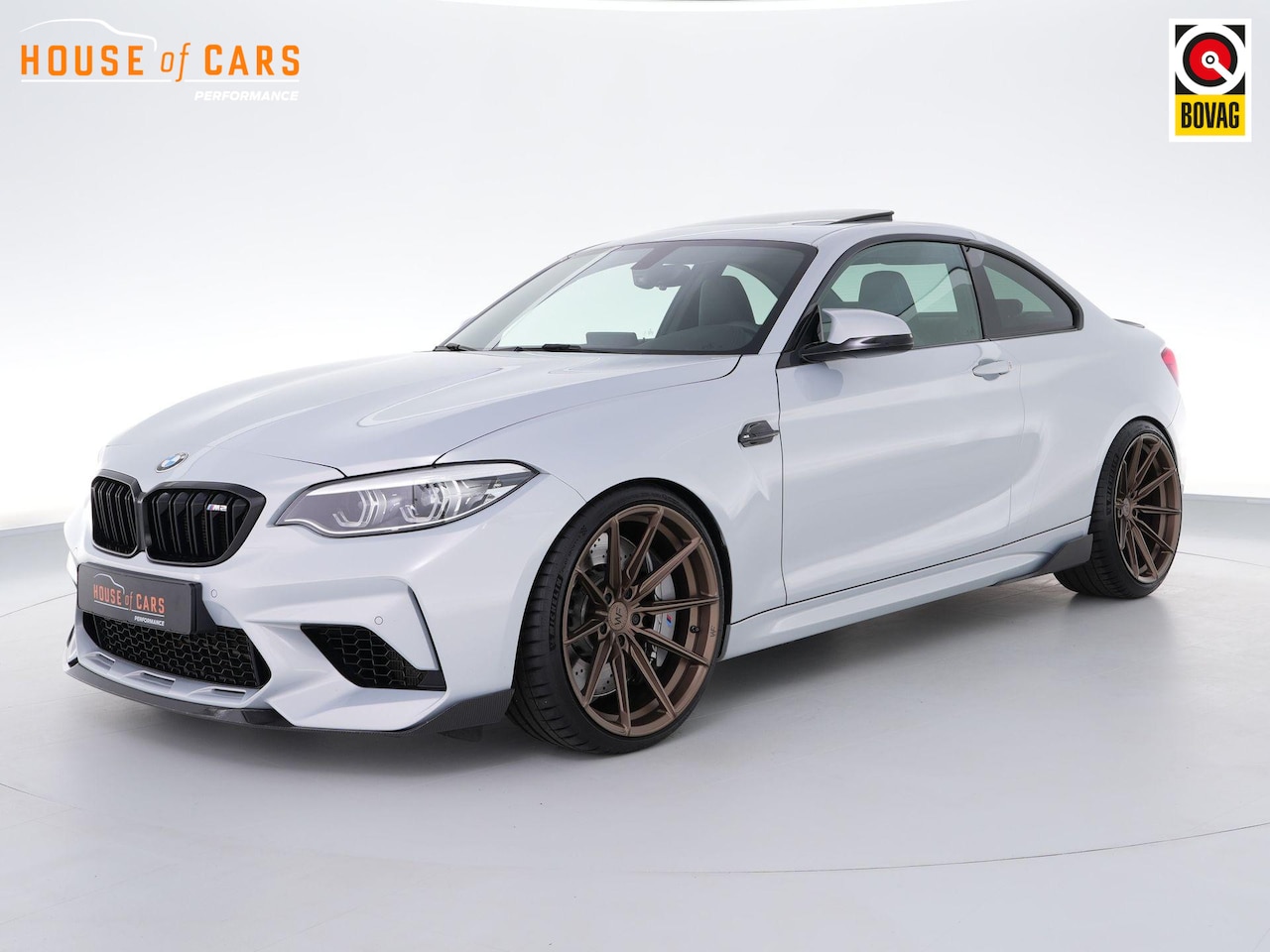 BMW M2 - Competition 411pk DCT Coupé |Track pack|M-performance carbon|schuif/kantel|20" Wheelforce| - AutoWereld.nl