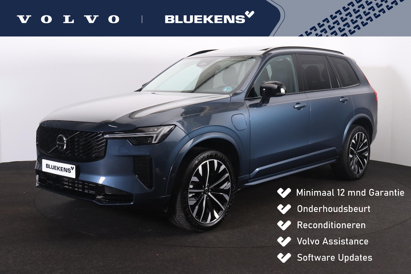 Volvo XC90 - T8 Recharge AWD Plus Dark - Panorama/schuifdak - IntelliSafe Assist & Surround - 360º Came - AutoWereld.nl