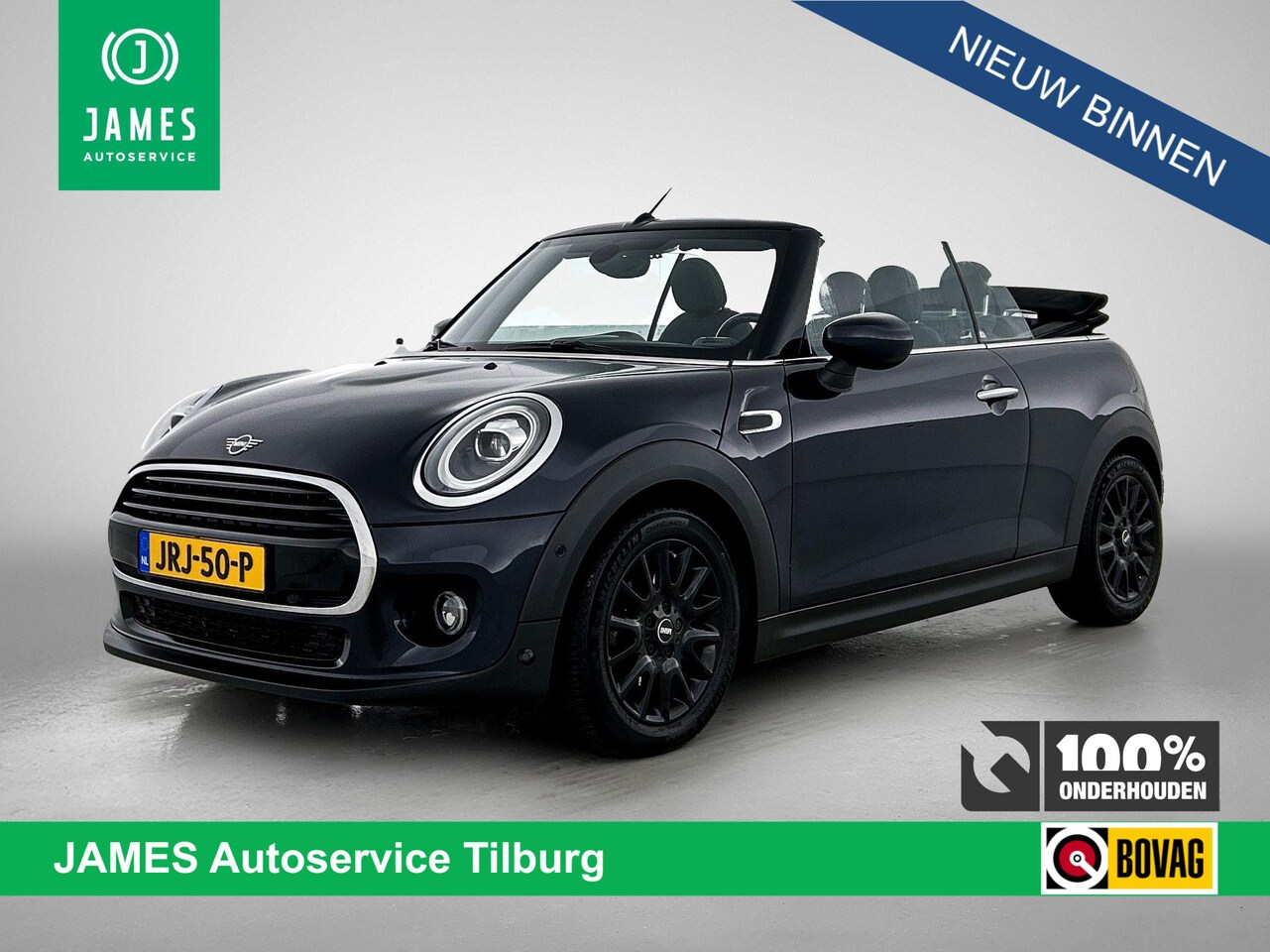 MINI Cabrio - Mini 1.5 Cooper Pepper AUTOM. CLIMA | NAVI | WINDSCHERM - AutoWereld.nl