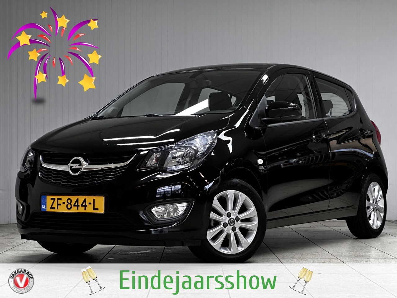 Opel Karl - 1.0 ecoFLEX 120 Jaar Edition/ 15'' LMV/ PDC/ Airco/ Cruise/ Elek. pakket/ Isofix/ Bluetoot - AutoWereld.nl