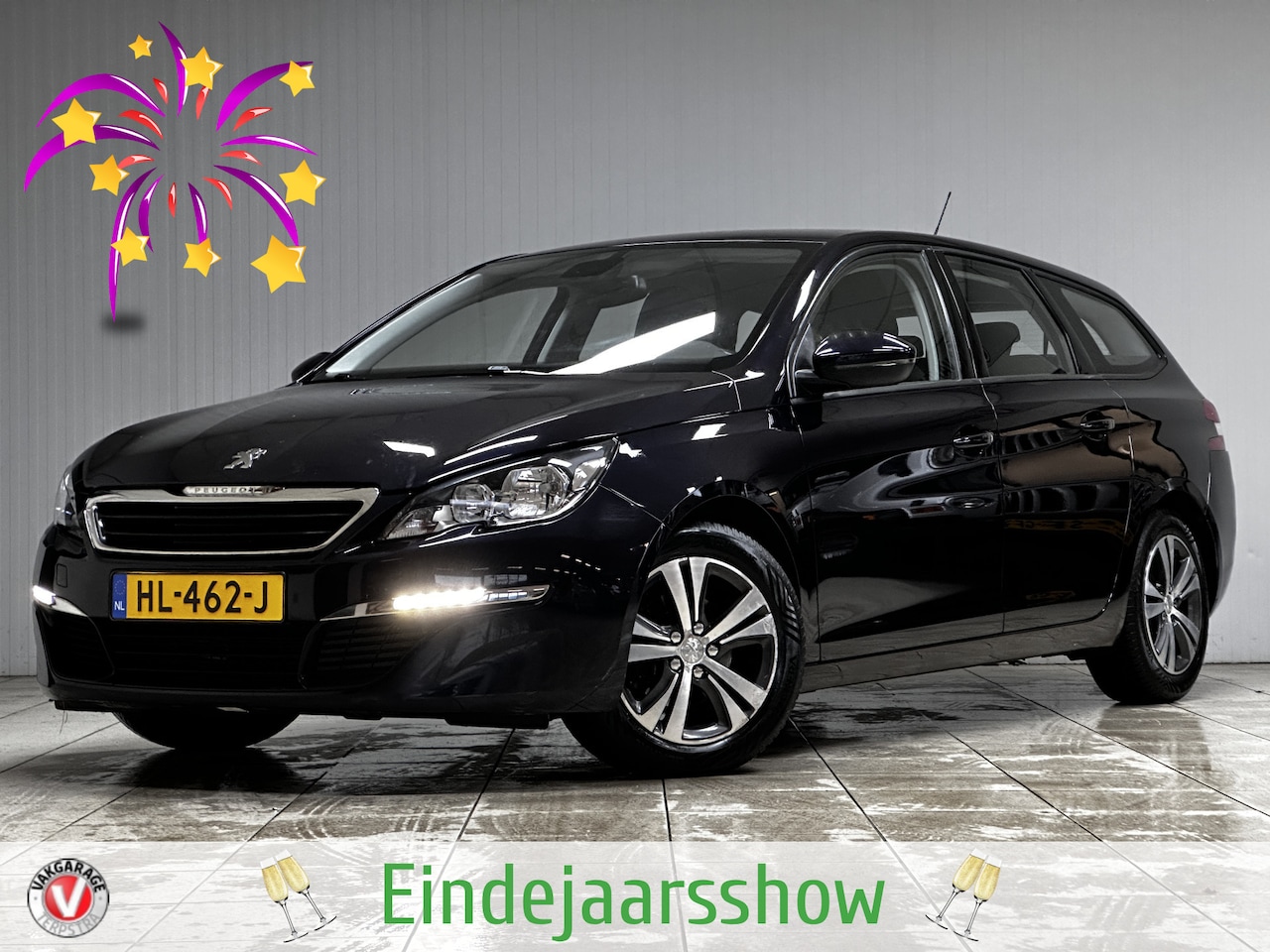 Peugeot 308 SW - 1.6 BlueHDI Blue Lease Pack/ D-Riem verv: 187.000 KM!/ Trekhaak/ 16'' LMV/ Navi/ Clima/ Cr - AutoWereld.nl
