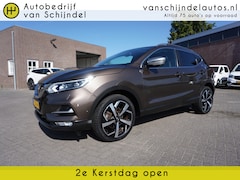 Nissan Qashqai - 1.2 TEKNA + AUTOMAAT TREKHAAK BOSE 360CAMERA LUXE LEDER PANORAMADAK KEYLESS STOELVERWARMIN