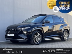 Hyundai Tucson - 1.6 T-GDI HEV 230pk N Line Sky Fabrieksgarantie tot 04-2029 / Dealer onderhouden / 1.650kg