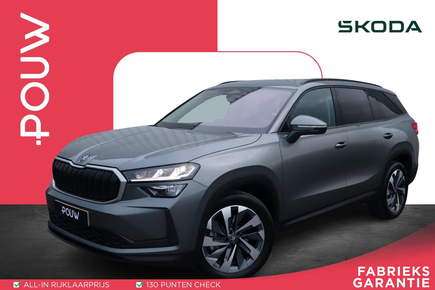 Skoda Kodiaq - 1.5 TSI 150pk MHEV Business Edition 7p. | Trekhaak | Panoramadak | Stoelen V+A- en stuurwi - AutoWereld.nl