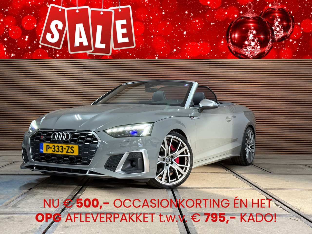 Audi S5 - Cabriolet 3.0 TFSI A5 quattro 354 PK | B&O | 20' inch | RS Stoelen Leder/Alcantara | Massa - AutoWereld.nl