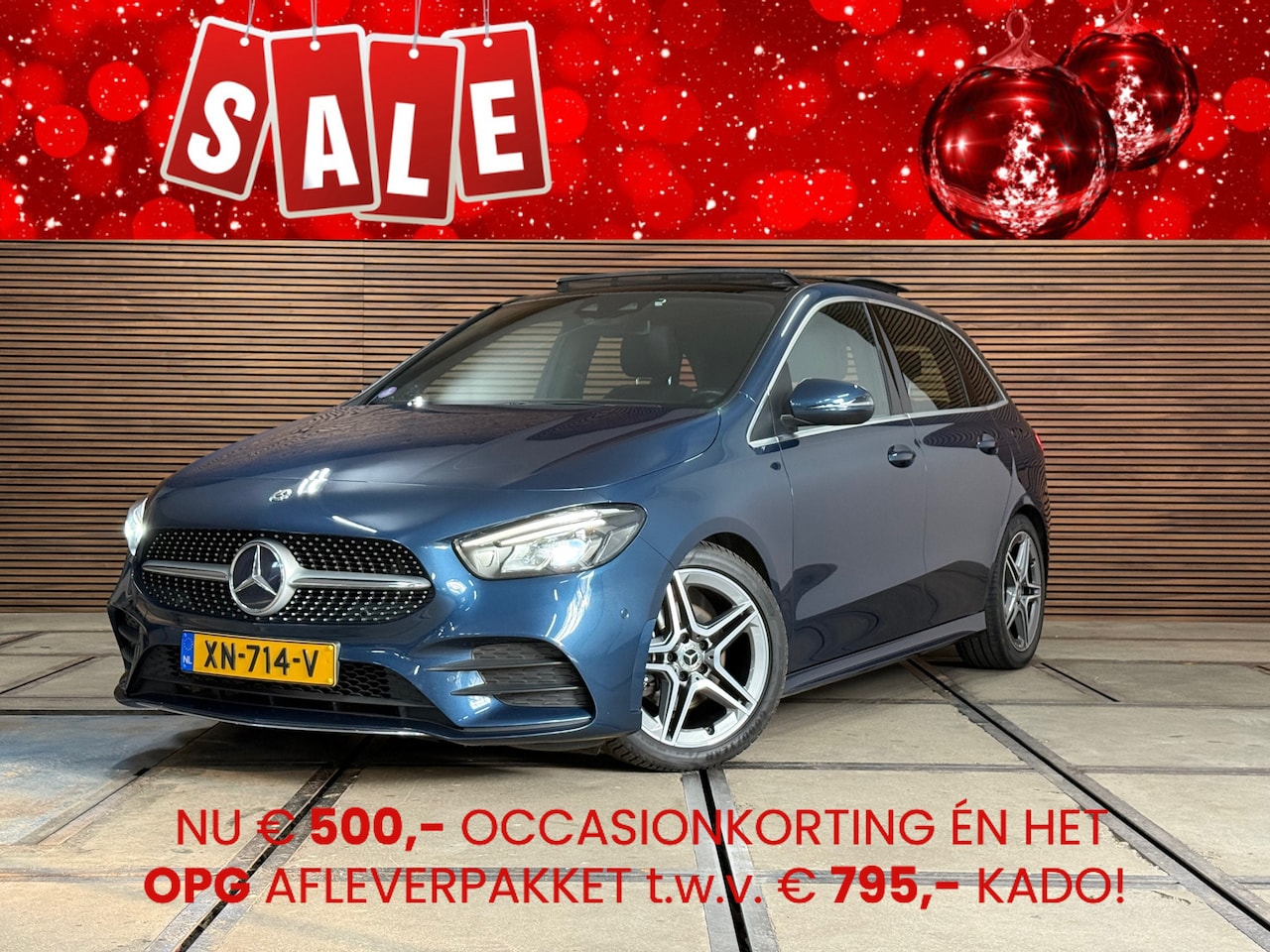 Mercedes-Benz B-klasse - 180 Business Solution AMG | Pano | Alcantara | 18' inch | DAB | Navigatie | Camera - AutoWereld.nl