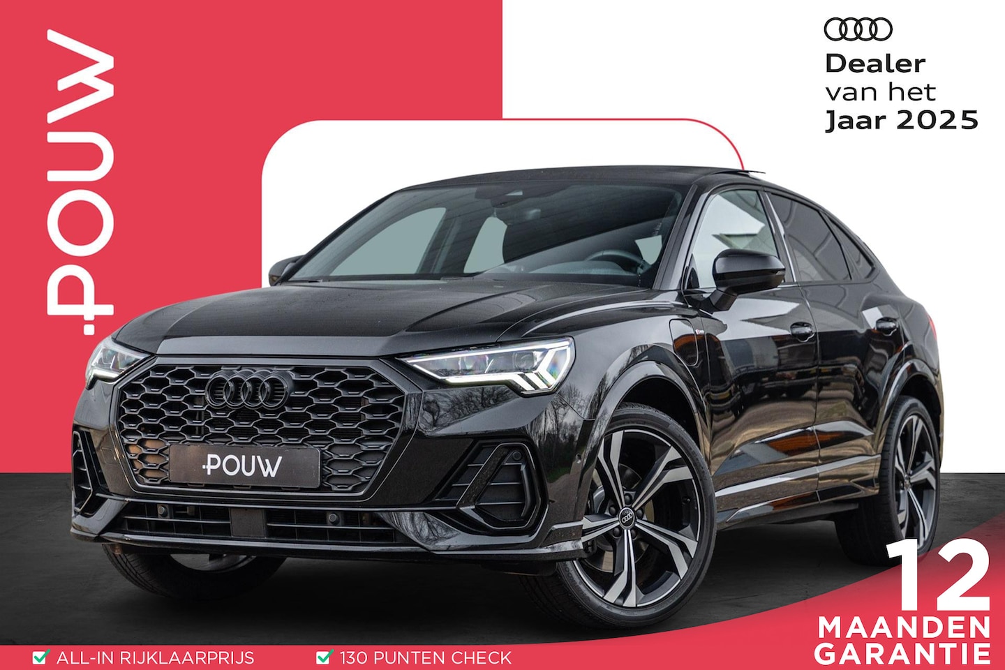 Audi Q3 Sportback - 45 TFSIe 245pk PHEV S Edition | Panoramadak | Trekhaak | Stoelverwarming | Leder | 20 inch - AutoWereld.nl