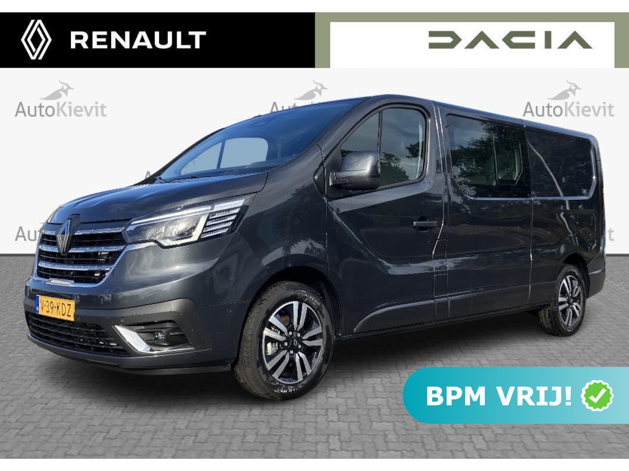 Renault Trafic - 2.0 Blue dC1 150 T29 L2H1 Extra DC - Dubbel cabine / Passagiersstoel - AutoWereld.nl