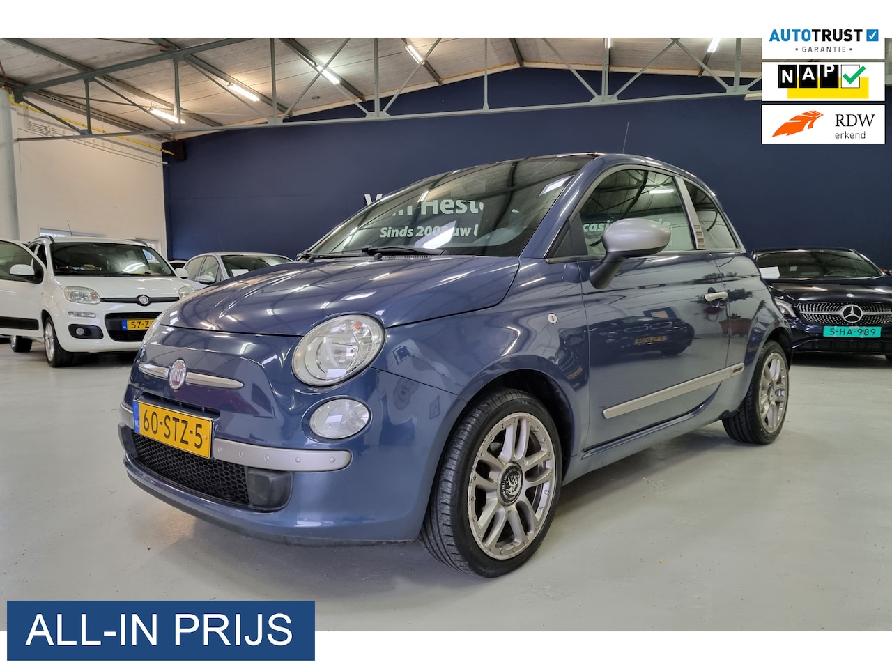 Fiat 500 - 1.2 Disign By Diesel ✅AUTOMAAT ✅ZEER COMPLEET!! - AutoWereld.nl