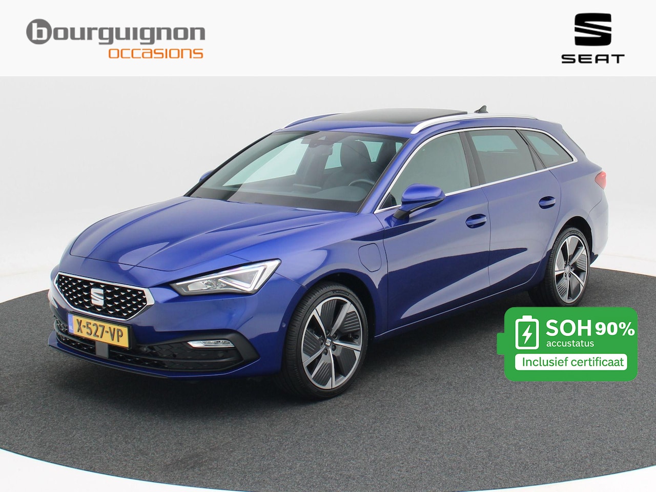 SEAT Leon Sportstourer - 1.4 TSi eHybrid 205 Pk PHEV FR | Panoramadak | Adaptive Cruise | Stoel Verwarming | Carpla - AutoWereld.nl