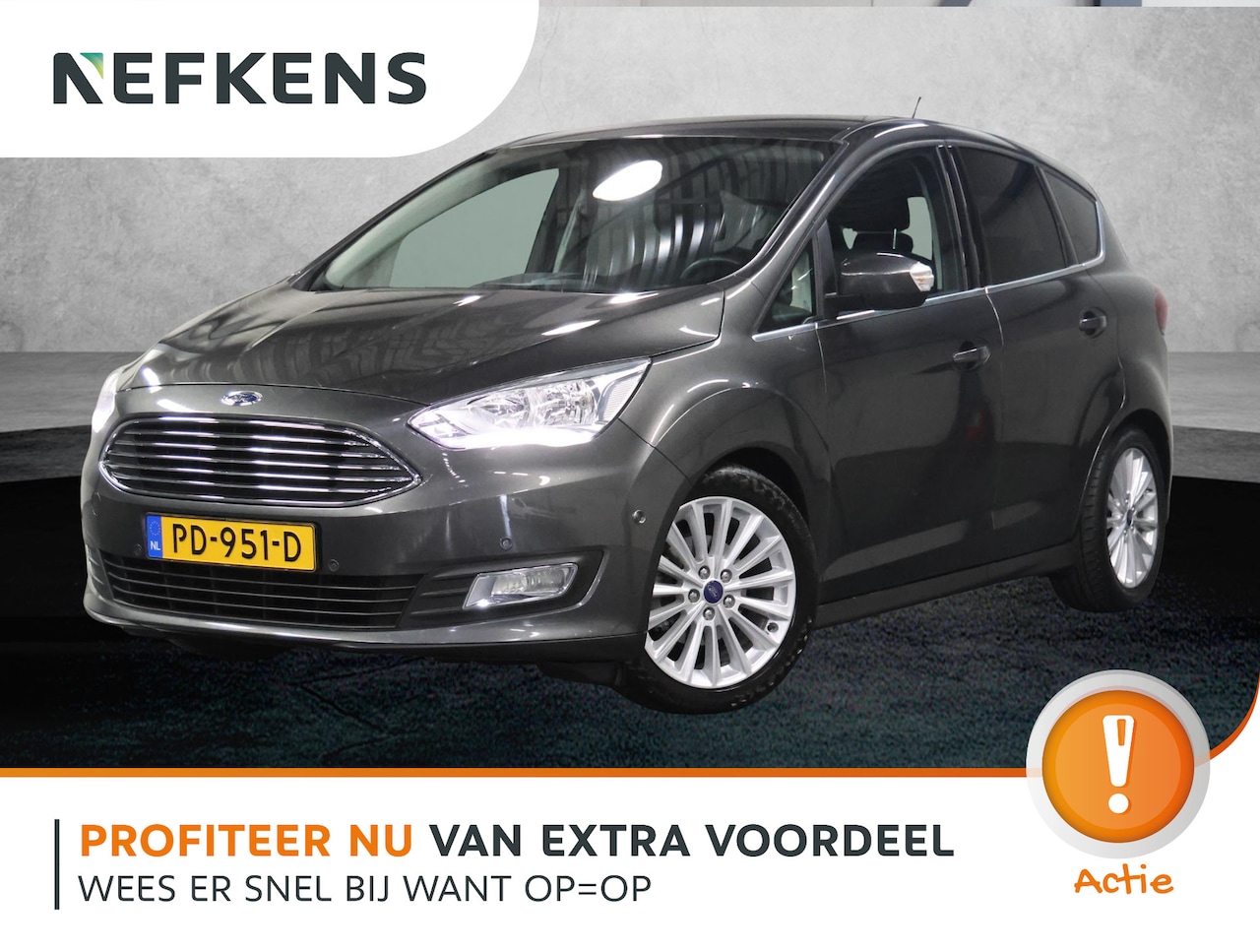 Ford C-Max - 125PK Titanium | 1ste eigenaar | 17"LMV | Automatisch Inparkeren | AppleCarplay/Android Au - AutoWereld.nl