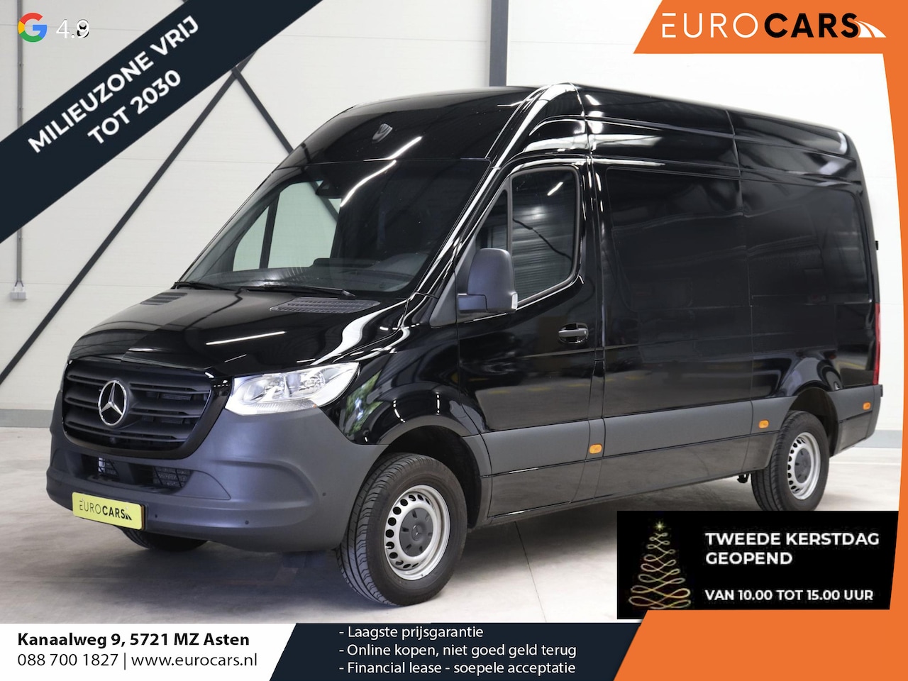 Mercedes-Benz Sprinter - 315 L2H2 Automaat Airco Camera Navigatie MBUX Trekhaak Euro6 - AutoWereld.nl