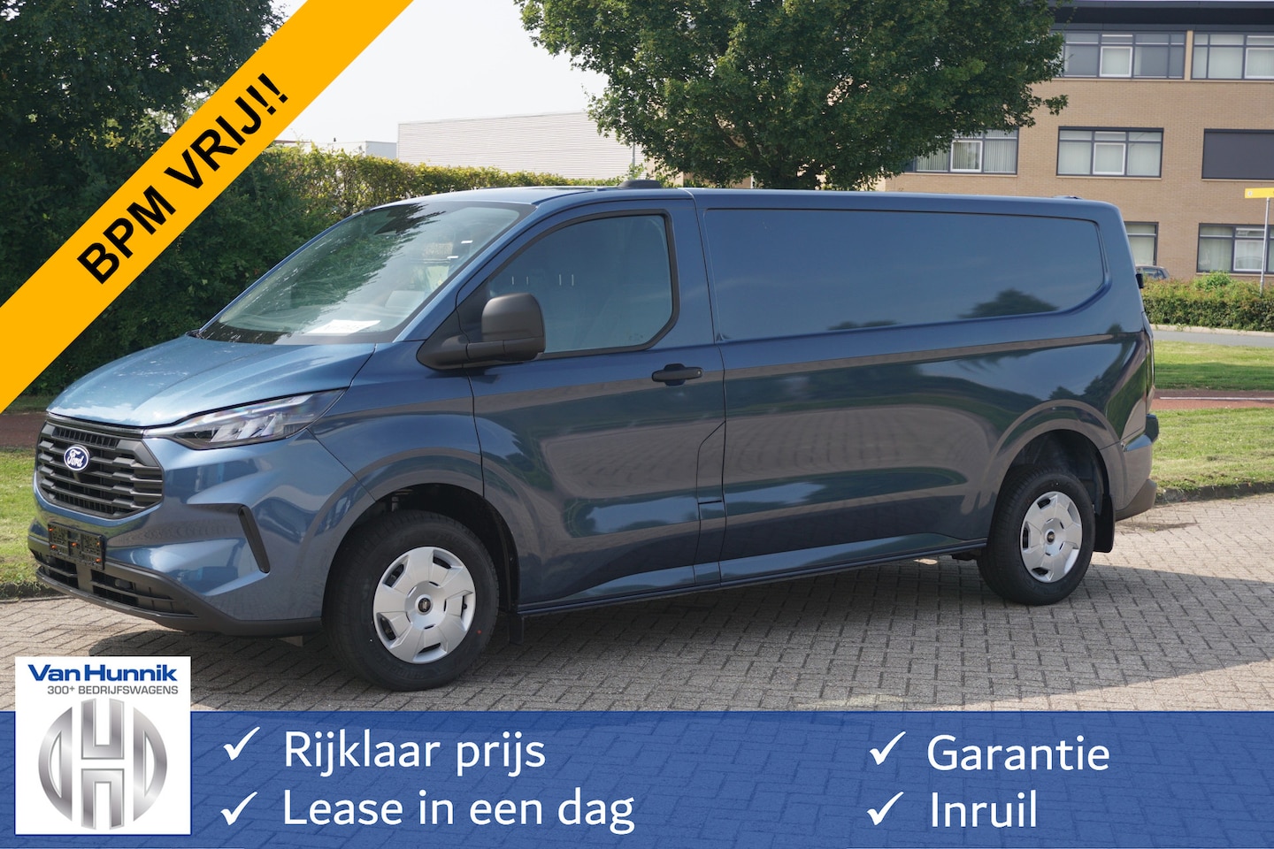 Ford Transit Custom - 300L 136PK Trend BPM VRIJ!! 13" Sync Apple CP/Android A, Cam, LED!! NR. J003* - AutoWereld.nl