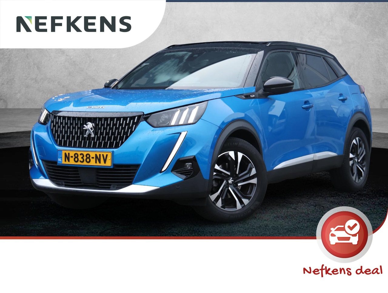 Peugeot 2008 - 1.2 PureTech GT Panoramisch schuifdak | Sportstoelen | Camera 360* + Parkeersensoren V+A | - AutoWereld.nl