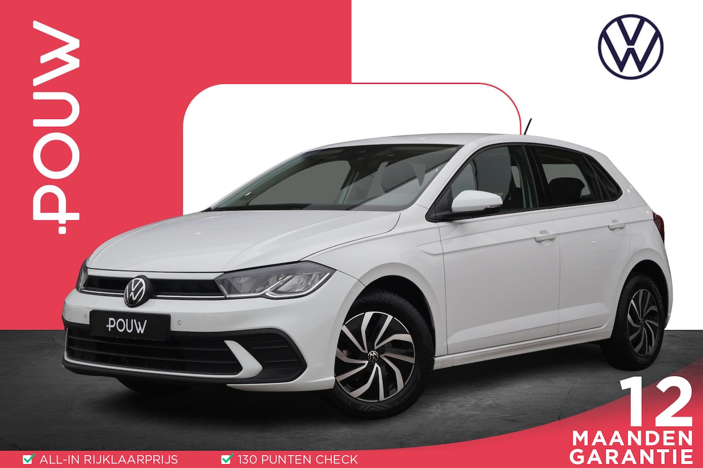 Volkswagen Polo - 1.0 TSI 95pk Life | Android Auto/Apple Carplay | PDC | Inklapbare buitenspiegels - AutoWereld.nl