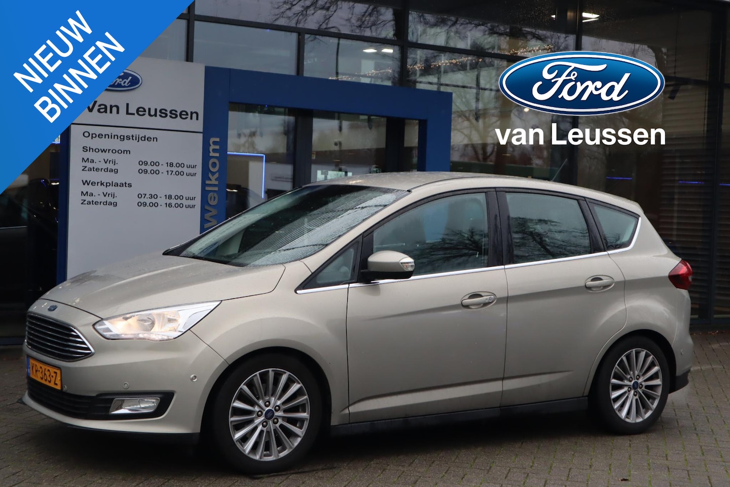 Ford C-Max - 1.5 150PK TITANIUM AUTOMAAT EL-TREKHAAK CLIMA TREKHAAK CAMERA NAVIGATIE KEYLESS P-SENSOREN - AutoWereld.nl