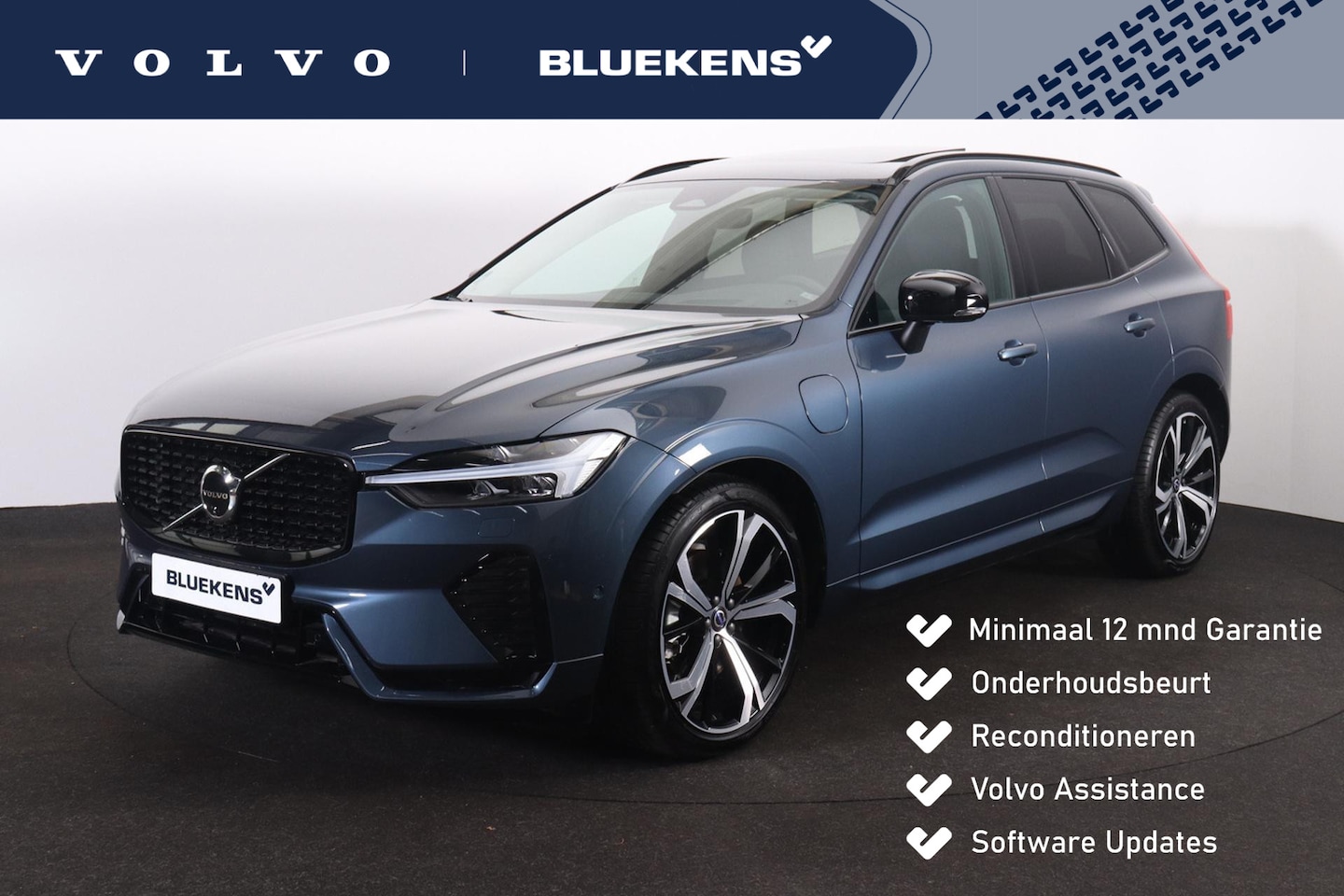 Volvo XC60 - T8 Recharge AWD Plus Dark - Luchtvering - Panorama/schuifdak - IntelliSafe Assist & Surrou - AutoWereld.nl