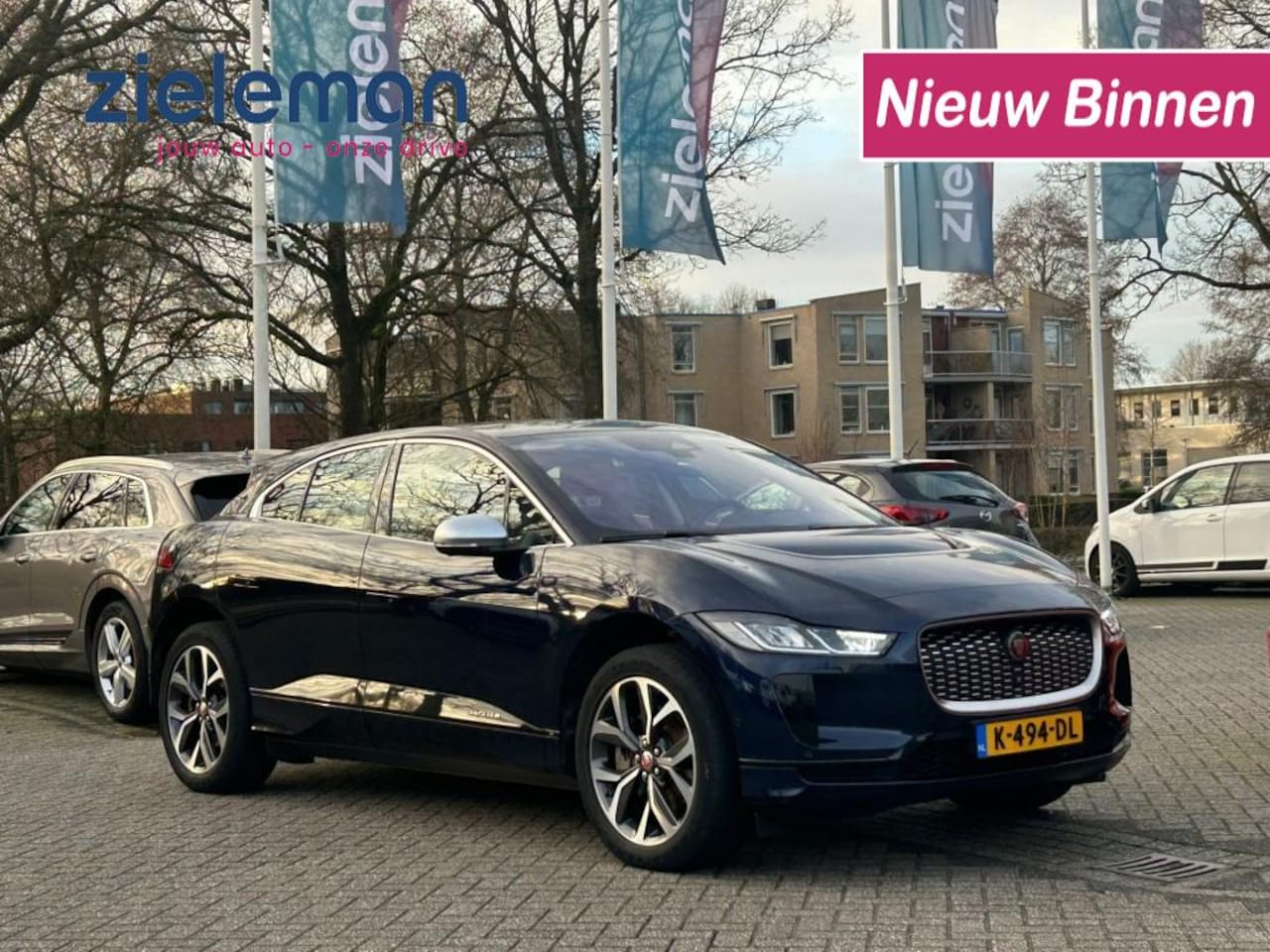 Jaguar I-PACE - EV320 S Business Pack 90 kWh Fase 3 - Carplay, Navi, Cruise, Camera, Stoelverw. - AutoWereld.nl